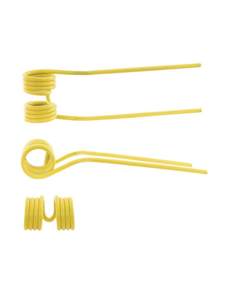 Muelle - Henificador - - - Longitud:390mm, Anchura:102mm, Ø9.4mm - Recambio para Agram, Gallingnani Corresponde a: 821039