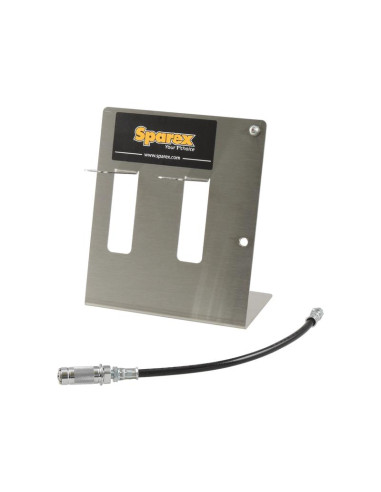 Acoplador de lubricante con bloqueo de clip...