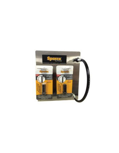 Acoplador de lubricante con bloqueo para soporte de mostrador