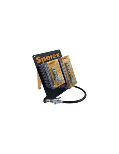 Acoplador de lubricante con bloqueo para soporte de mostrador