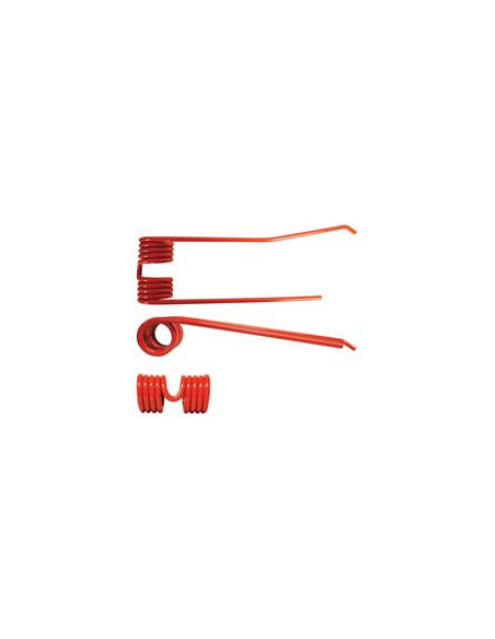 Muelle - Henificador - Dcho. - Longitud:368mm, Anchura:111mm, Ø9mm - Recambio para Lely Corresponde a: 73135