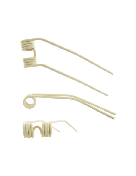 Muelle - Henificador - Dcho. - Longitud:374mm, Anchura:101mm, Ø9mm - Recambio para Deutz-Fahr Corresponde a: 06229777