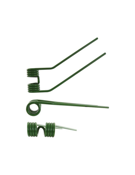 Muelle - Henificador - Dcho. - Longitud:378mm, Anchura:106mm, Ø9mm - Recambio para Fella Corresponde a: 487133