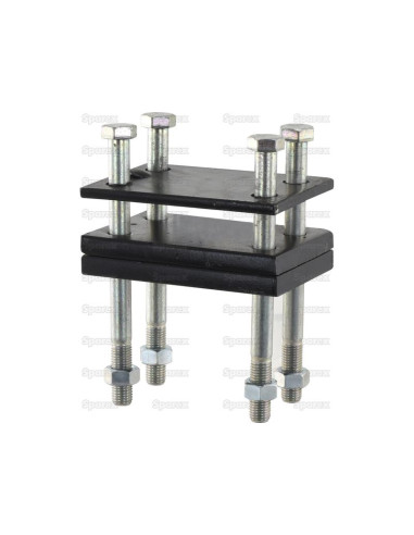 Brida brazo cultivador 35x35mm Adecuado...