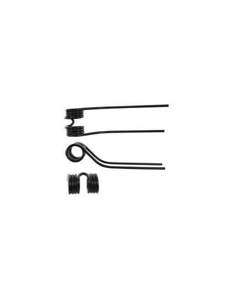 Muelle - Henificador - Dcho. - Longitud:392mm, Anchura:108mm, Ø9.5mm - Recambio para Stoll Corresponde a: 0673743