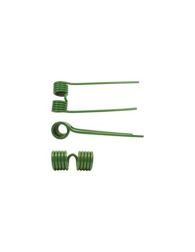 Muelle - Henificador - Dcho. - Longitud:393mm, Anchura:131mm, Ø9.5mm - Recambio para Krone Corresponde a: 1530141