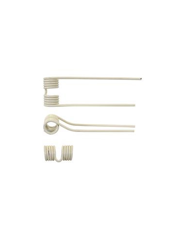 Muelle - Henificador - Dcho. - Longitud:400mm, Anchura:105mm, Ø9.5mm - Recambio para Pottinger Corresponde a: 436149