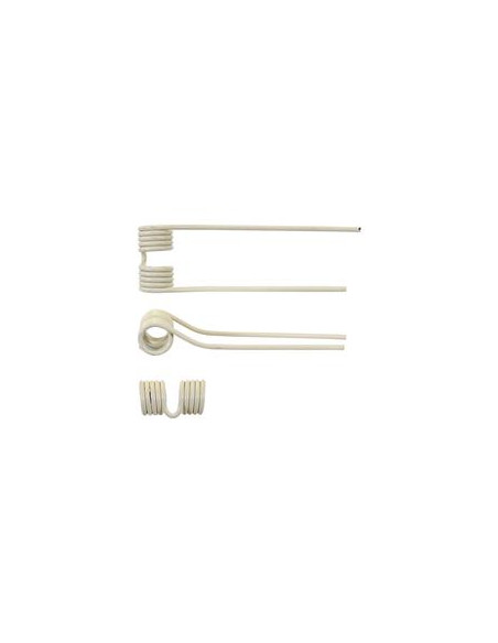 Muelle - Henificador - Dcho. - Longitud:400mm, Anchura:105mm, Ø9.5mm - Recambio para Pottinger Corresponde a: 436149