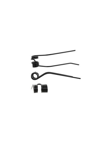 Muelle - Henificador - Dcho. - Longitud:401mm, Anchura:102mm, Ø9mm - Recambio para Deutz-Fahr Corresponde a: 06580648