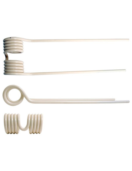 Muelle - Henificador - Dcho. - Longitud:410mm, Anchura:115mm, Ø9mm - Recambio para PZ, Vicon Corresponde a: PZ340