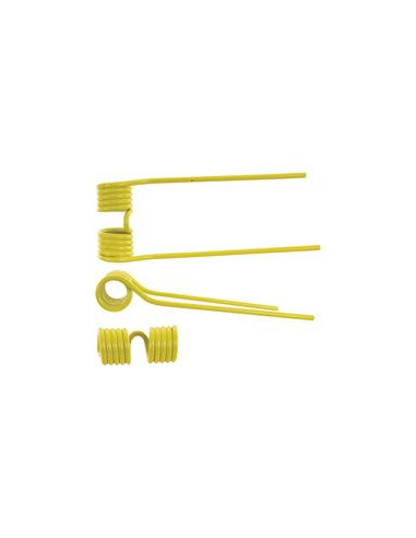 Muelle - Henificador - Izdo. - Longitud:393mm, Anchura:131mm, Ø9.5mm - Recambio para Krone Corresponde a: 1530151