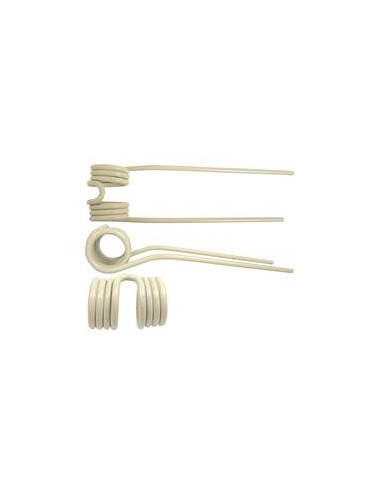 Muelle - Henificador - Izdo. - Longitud:400mm, Anchura:105mm, Ø9.5mm - Recambio para Pottinger Corresponde a: 436150