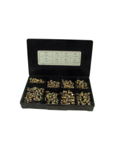 Caja 185 pzas. Surtido Engrasadores - Pulgadas 2