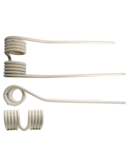 Muelle - Henificador - Izdo. - Longitud:400mm, Anchura:122mm, Ø9.5mm - Recambio para SIP, Twose Corresponde a: 154795902