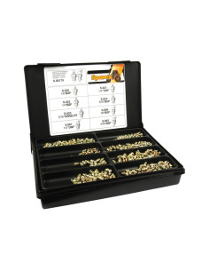 Caja 280 pzas. Surtido Engrasadores - Pulgadas 2
