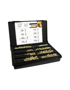 Caja 280 pzas. Surtido Engrasadores - Pulgadas 2