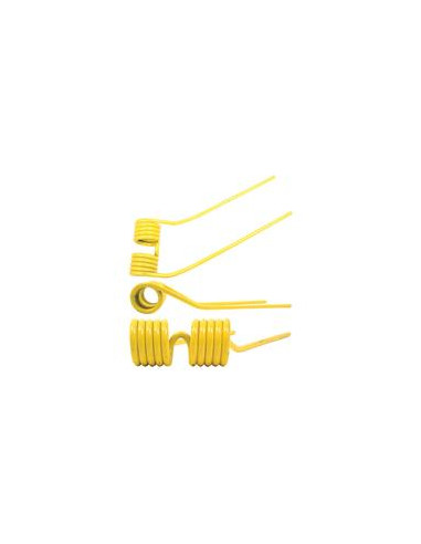 Muelle - Henificador - Izdo. - Longitud:410mm, Anchura:127mm, Ø9.5mm - Recambio para Galfre, Niemeyer Corresponde a: 600057