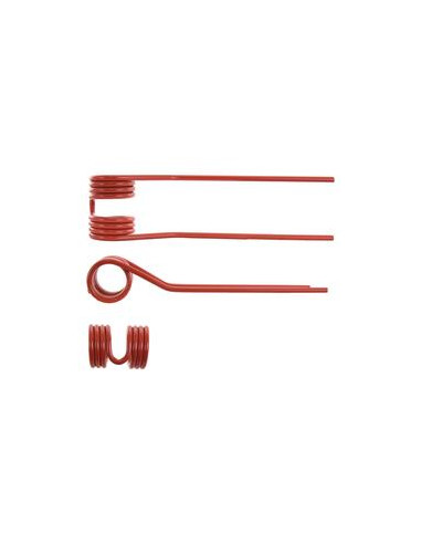 Muelle - Henificador Longitud:386mm, Anchura:95mm, Ø9mm - Recambio para Fella Corresponde a: 488072