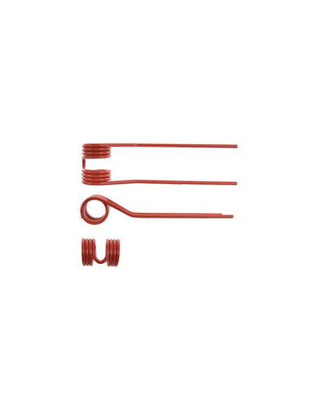 Muelle - Henificador Longitud:386mm, Anchura:95mm, Ø9mm - Recambio para Fella Corresponde a: 488072