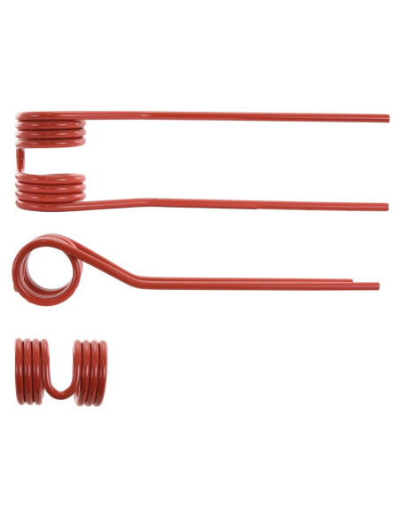 Muelle - Henificador Longitud:386mm, Anchura:95mm, Ø9mm - Recambio para Fella Corresponde a: 488072