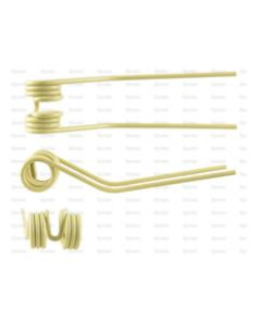 Muelle - Henificador Longitud:417mm, Anchura:105mm, Ø10mm...