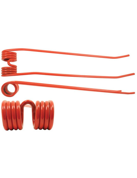 Muelle - Rastrillo - - - Longitud:554mm, Anchura:103mm, Ø9mm - Recambio para Fella Corresponde a: 491774