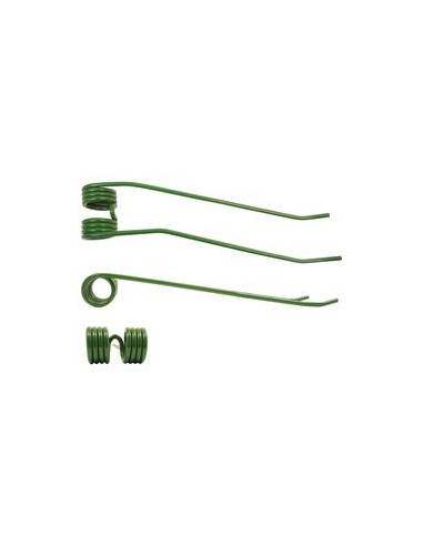 Muelle - Rastrillo - Dcha/Izda - Longitud:448mm, Anchura:91mm, Ø8mm - Recambio para Case IH Corresponde a: 3162294