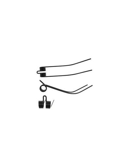 Muelle - Rastrillo - Dcha/Izda - Longitud:477mm, Anchura:98mm, Ø8.5mm - Recambio para Kuhn Corresponde a: 57502000