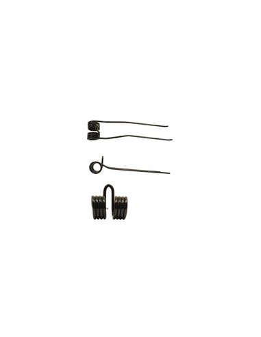 Muelle - Rastrillo - Dcha/Izda - Longitud:517mm, Anchura:108mm, Ø9.5mm - Recambio para Kuhn Corresponde a: 57644010