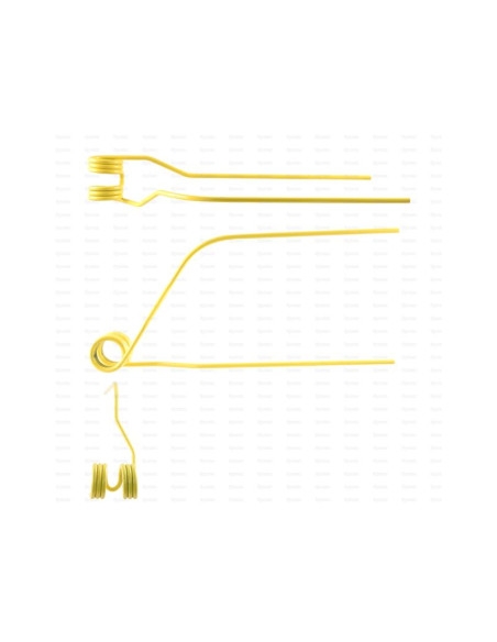 Muelle - Rastrillo - Dcha/Izda - Longitud:641mm, Anchura:91mm, Ø9.5mm - Recambio para Niemeyer Corresponde a: 600063