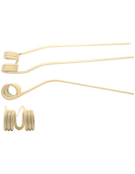 Muelle - Rastrillo - Dcho. - Longitud:489mm, Anchura:97mm, Ø8.5mm - Recambio para Case IH Corresponde a: 3174196