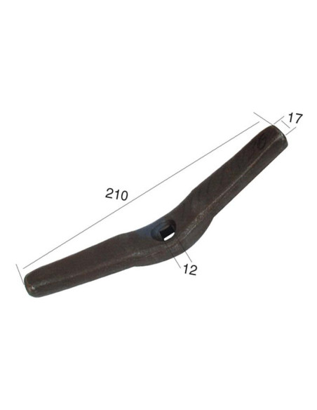 Puntera Cultivador Doble 210x17x16mm Corresponde a: 302300