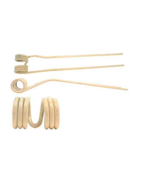 Muelle - Rastrillo - Dcho. - Longitud:630mm, Anchura:97mm, Ø10mm - Recambio para Krone Corresponde a: 2650620