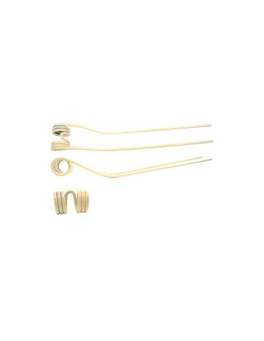 Muelle - Rastrillo - Izdo. - Longitud:630mm, Anchura:97mm, Ø10mm - Recambio para Krone Corresponde a: 2650640