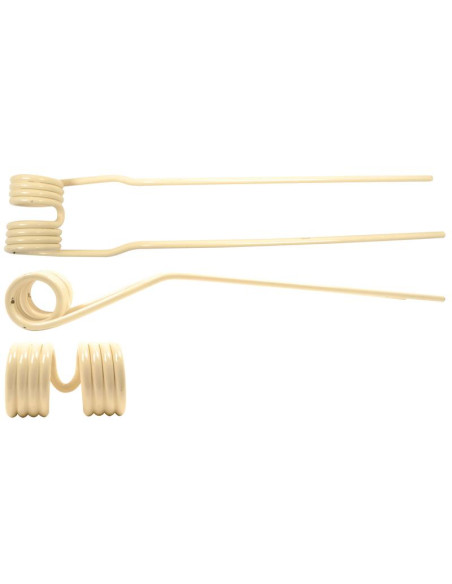 Muelle - Rastrillo Longitud:395mm, Anchura:108mm, Ø9.5mm - Recambio para Kuhn Corresponde a: 58505218