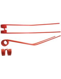 Muelle - Rastrillo Longitud:404mm, Anchura:100mm, Ø9mm -...