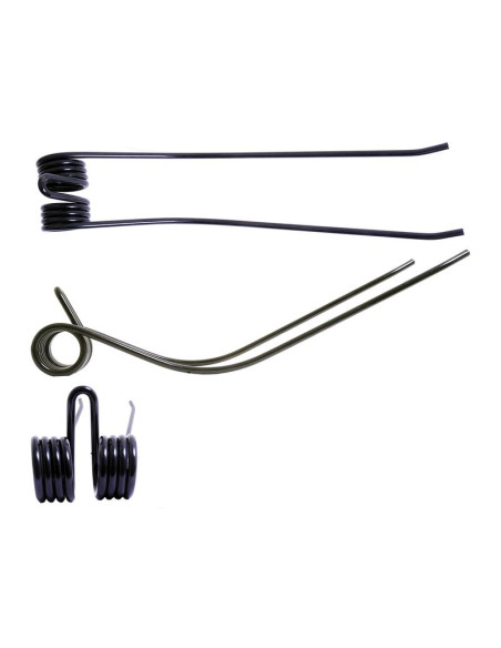 Muelle - Rastrillo Longitud:506mm, Anchura:98mm, Ø8.5mm - Recambio para Kuhn Corresponde a: 57701700