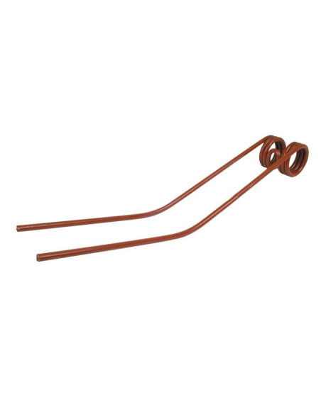 Muelle - Rastrillo Longitud:550mm, Anchura:86mm, Ø9mm - Recambio para Claas, Bautz Corresponde a: 9536290