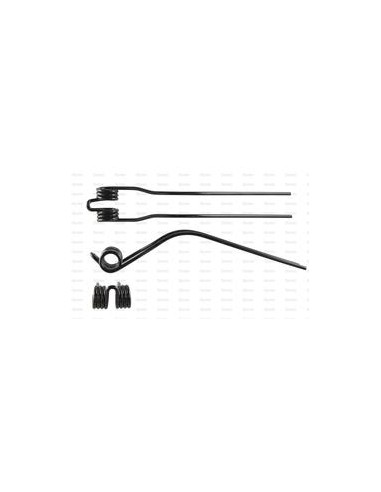 Muelle - Rastrillo Longitud:551mm, Anchura:94mm, Ø9.5mm - Recambio para Fella
