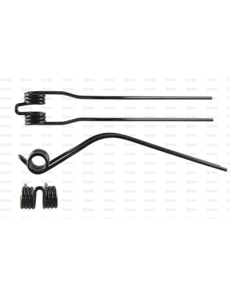 Muelle - Rastrillo Longitud:551mm, Anchura:94mm, Ø9.5mm - Recambio para Fella