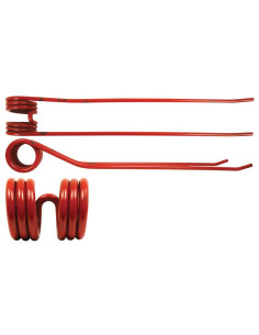 Muelle - Rastrillo Longitud:595mm, Anchura:90mm, Ø9.5mm -... 2