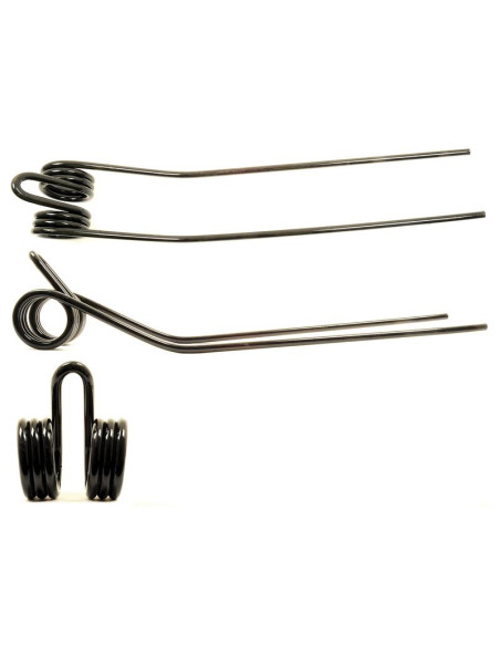 Muelle - Rastrillo Longitud:620mm, Anchura:98mm, Ø10mm - Recambio para Kuhn Corresponde a: 57563700