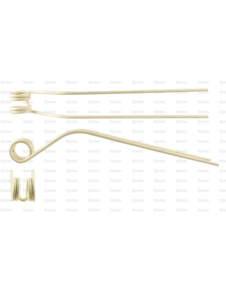 Muelle - Rastrillo Longitud:635mm, Anchura:78mm, Ø10mm - Recambio para Krone