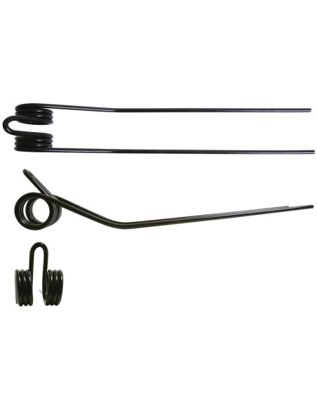 Muelle - Rastrillo Longitud:665mm, Anchura:109mm, Ø9mm - Recambio para Exklusiv Corresponde a: 2472D051