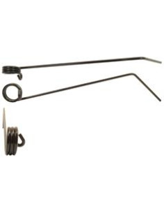 Muelle Rastrillo - - - Longitud:420mm, Anchura:39mm, Ø6mm...