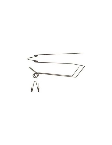 Muelle Rastrillo Longitud:607mm, Anchura:104mm, Ø7mm - Recambio para Doublet Record Corresponde a: 50400307