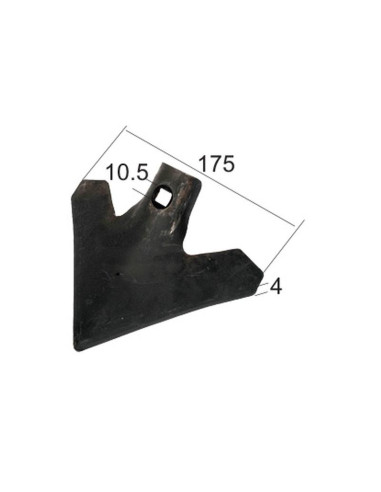 Reja golondrina pequeña 175x4mm