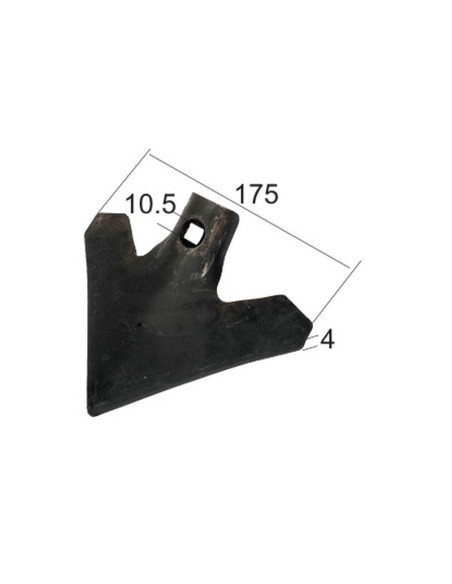 Reja golondrina pequeña 175x4mm