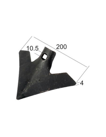 Reja golondrina pequeña 200x4mm