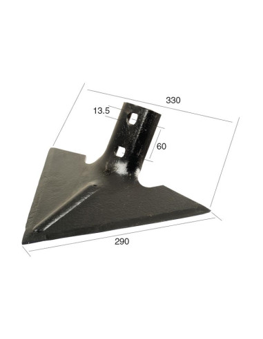 Reja golondrina pequeña 330x6mm - Distancia...